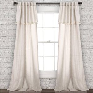 Target Cream Tassel Curtains
